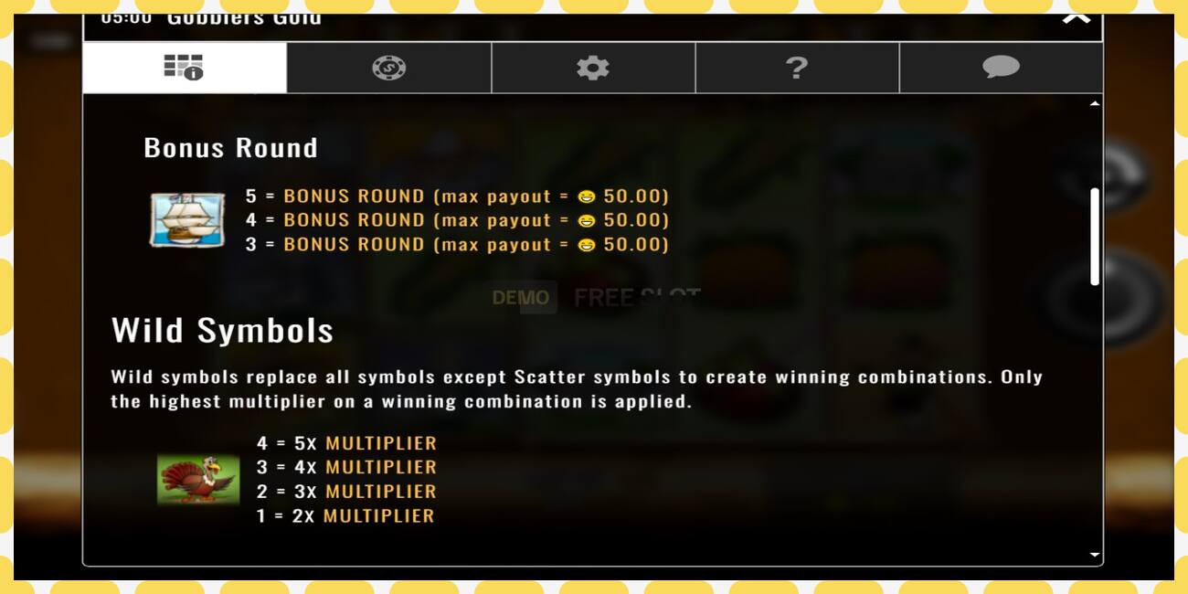 Demo slot Gobblers Gold free and without registration, picture - 1