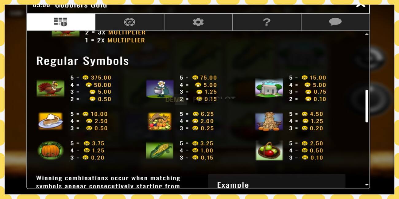 Demo slot Gobblers Gold free and without registration, picture - 1