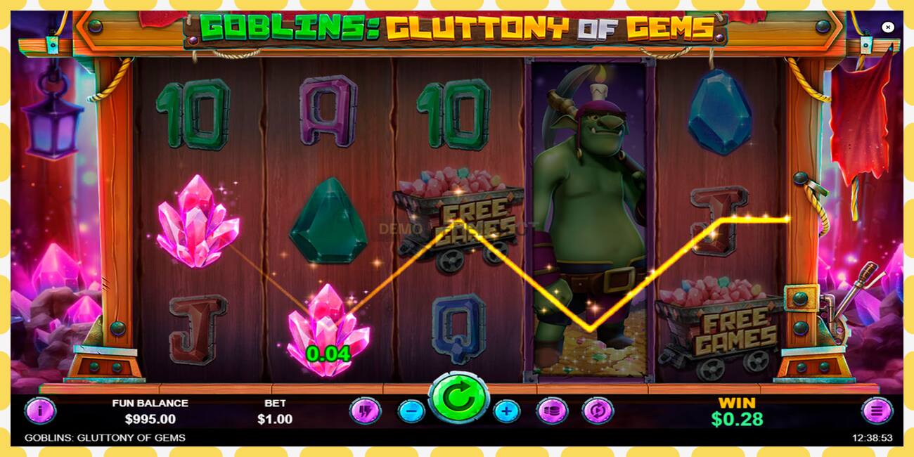 Demo slot Goblins Gluttony of Gems ingyenes és regisztráció nélkül, kép - 1