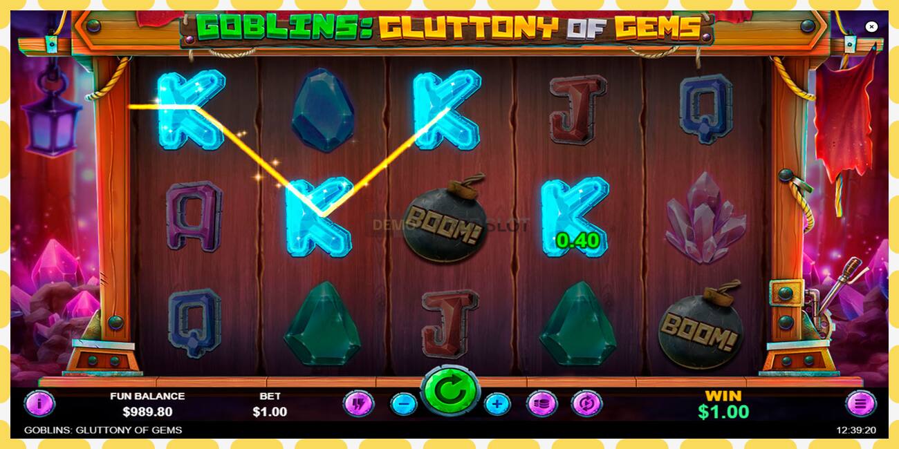 Demo slot Goblins Gluttony of Gems ingyenes és regisztráció nélkül, kép - 1