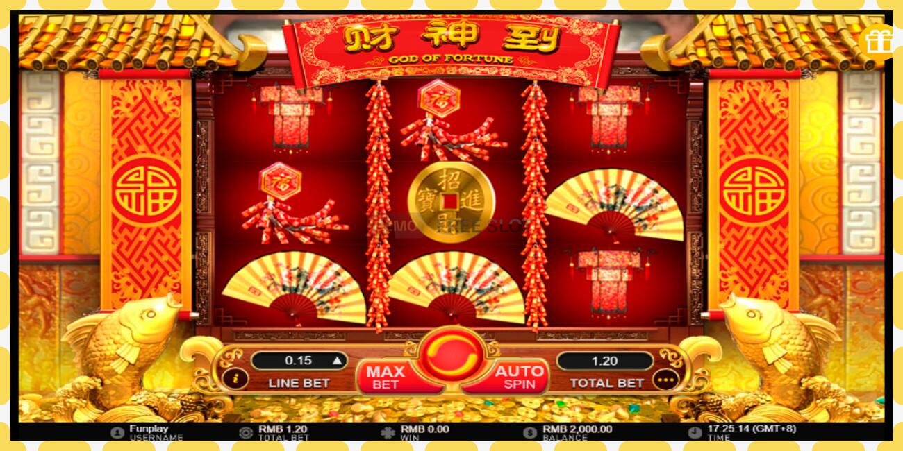 Demo slot God of Fortune free and without registration, picture - 1