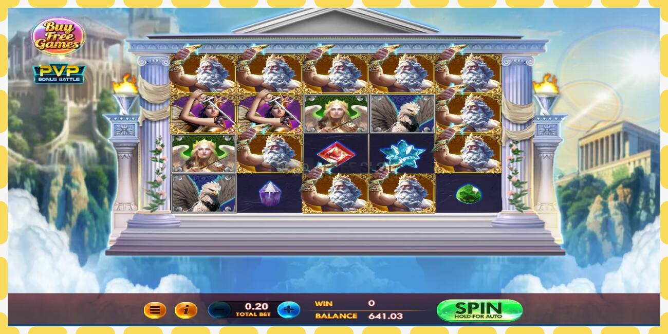 Demo slot God’s Gambit: Zeus free and without registration, picture - 1