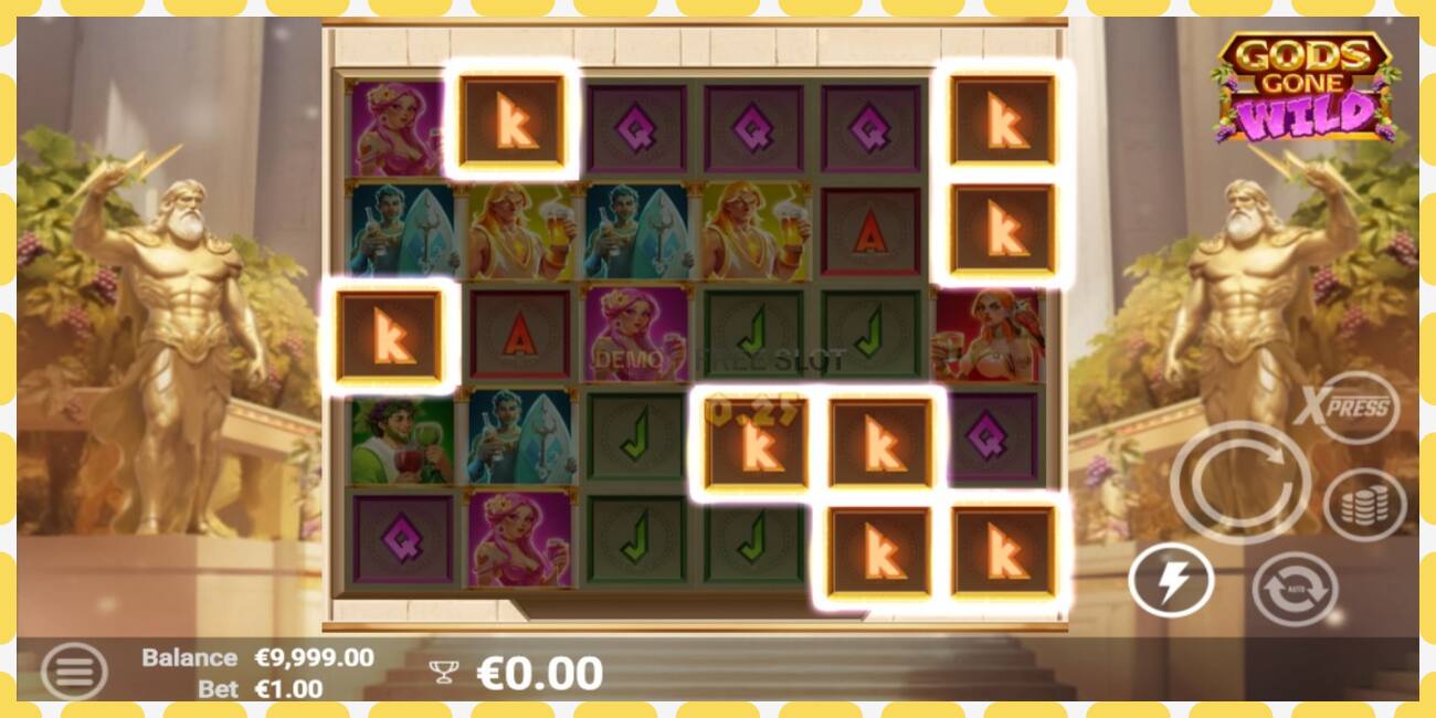 Demo slot Gods Gone Wild free and without registration, picture - 1