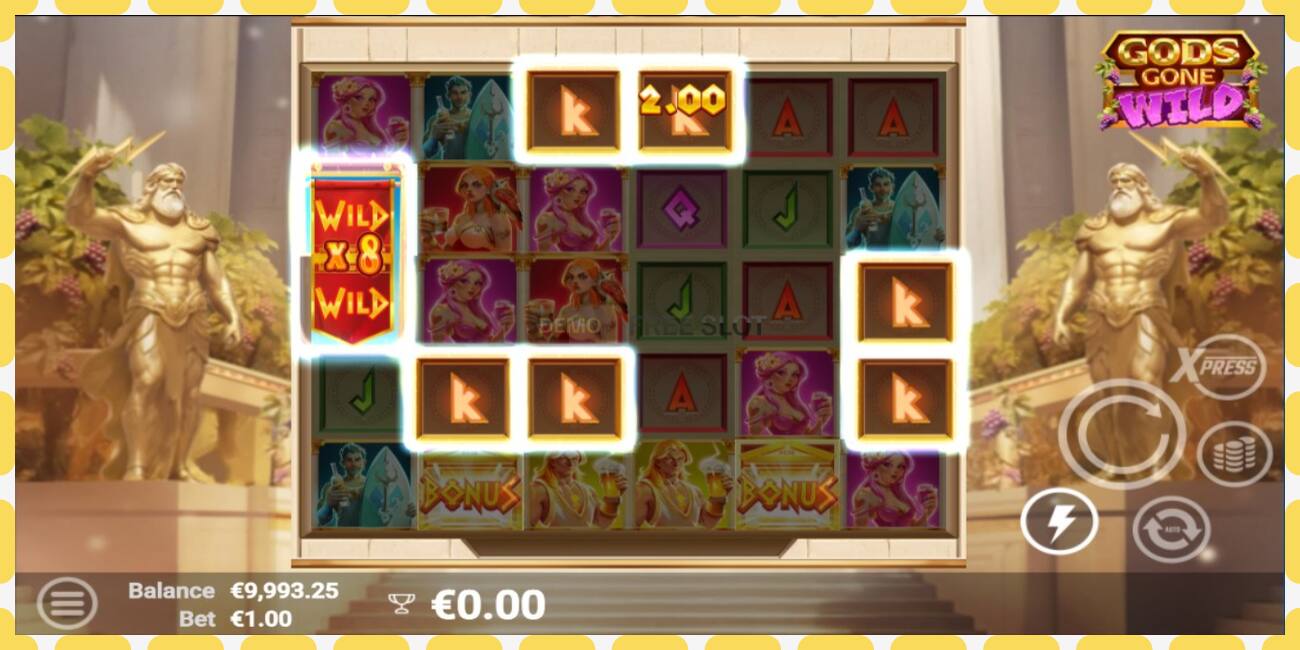 Demo slot Gods Gone Wild free and without registration, picture - 1