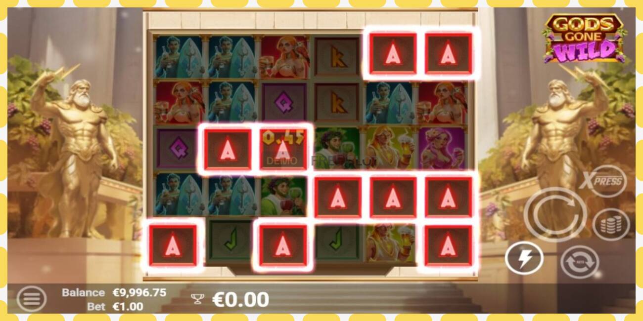 Demo slot Gods Gone Wild free and without registration, picture - 1