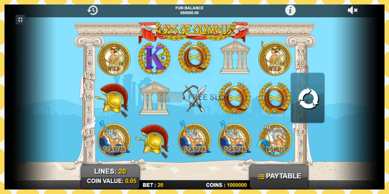 Demo slot Gods of Olympus zadarmo a bez registrácie, obrázok - 1