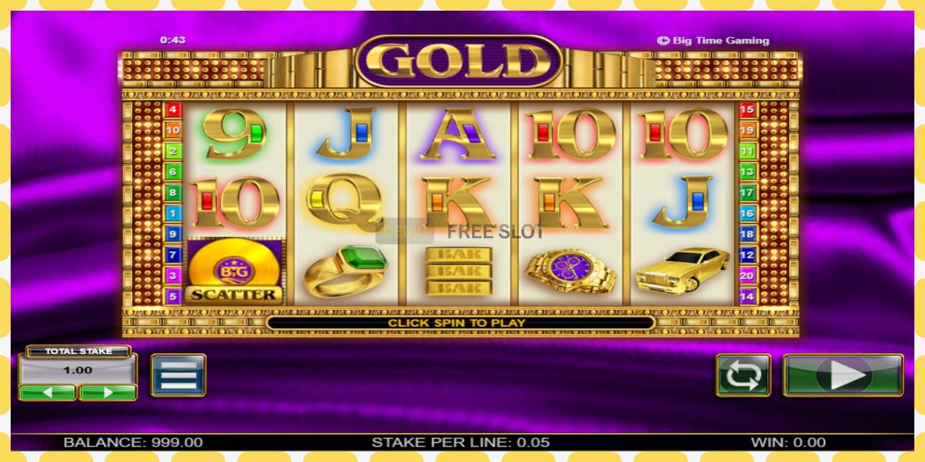 Demo slot Gold free and without registration, picture - 1