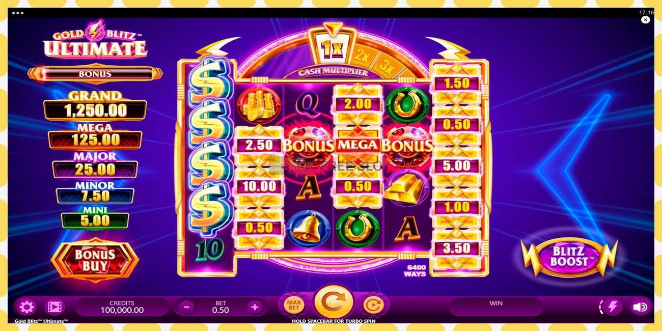 Demo slot Gold Blitz Ultimate free and without registration, picture - 1