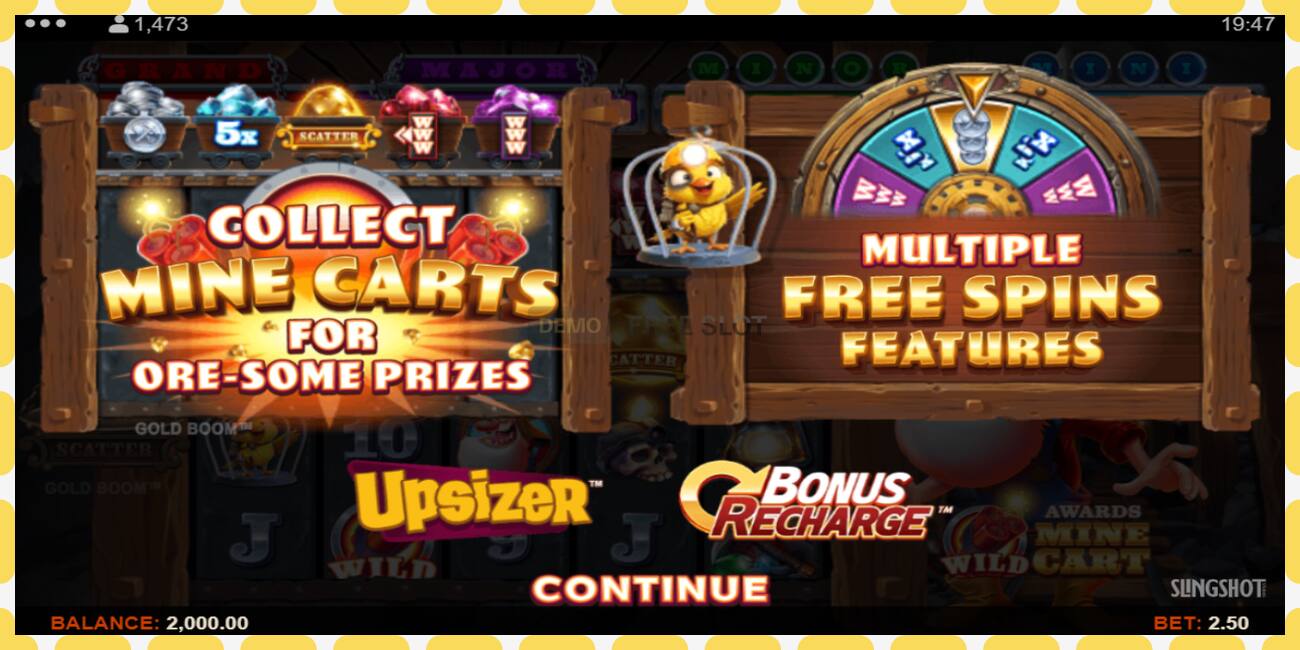 Demo slot Gold Boom free and without registration, picture - 1