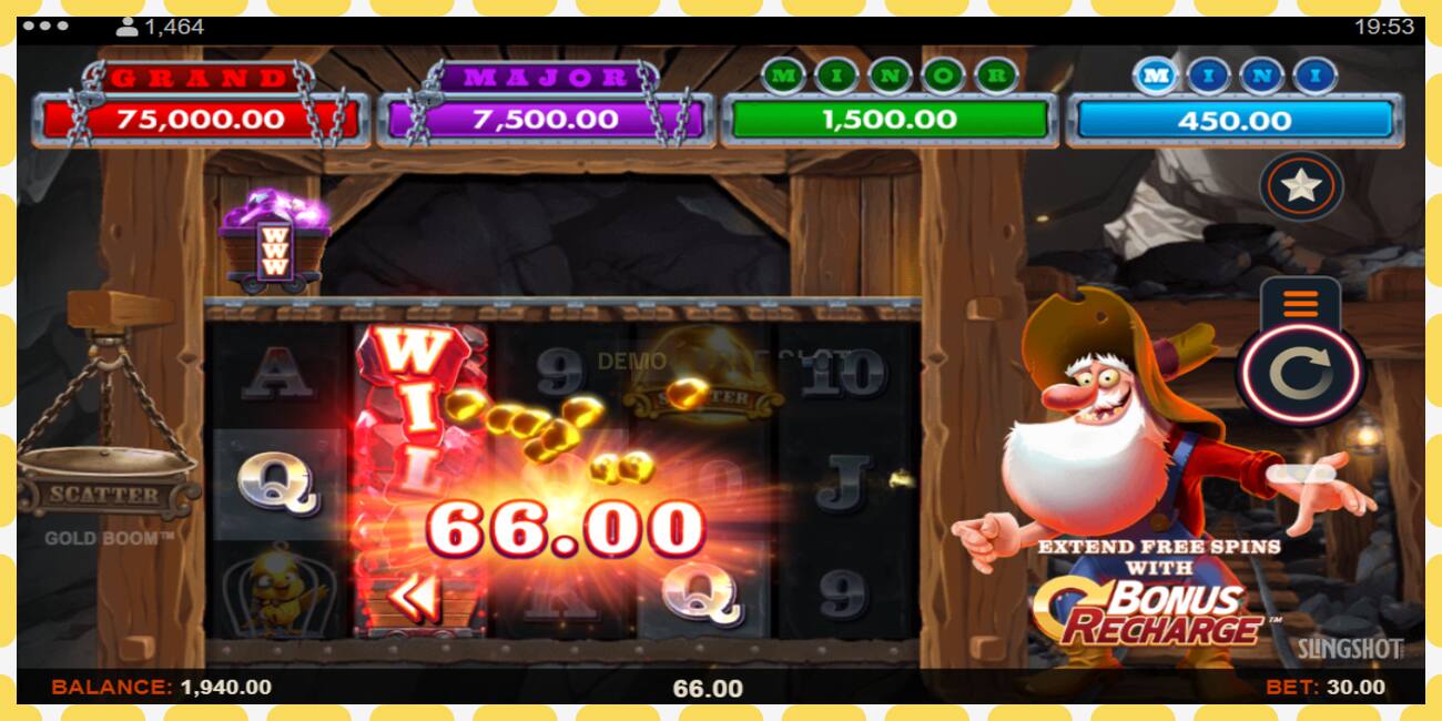 Demo slot Gold Boom free and without registration, picture - 1