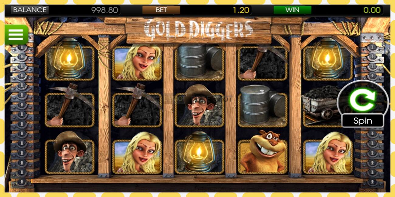 Demo slot Gold Diggers free and without registration, picture - 1