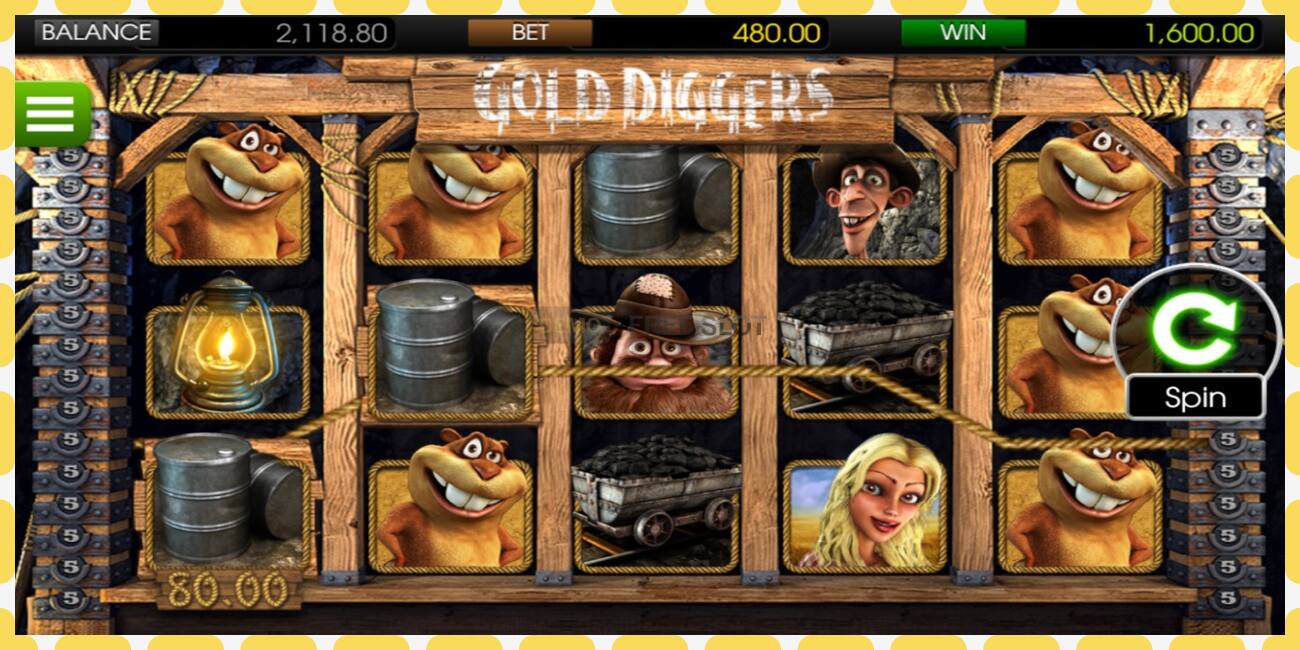 Demo slot Gold Diggers free and without registration, picture - 1