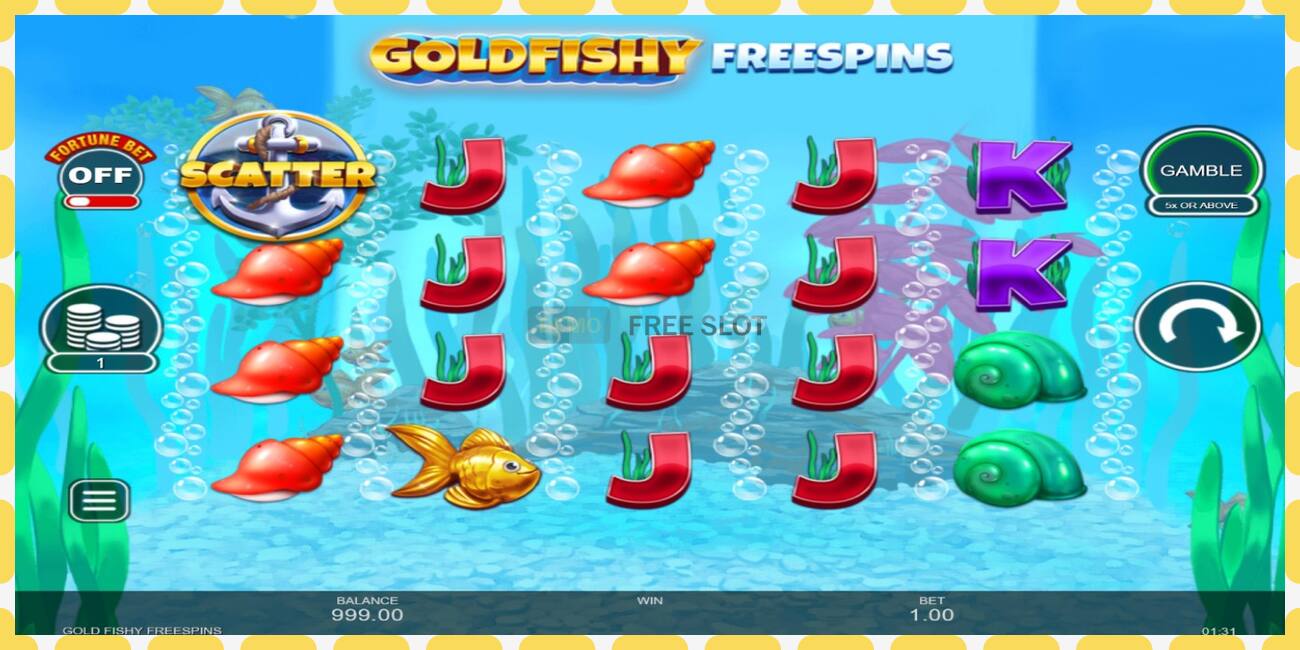 Demo-spor Gold Fishy Free Spins gratis og uten registrering, bilde - 1