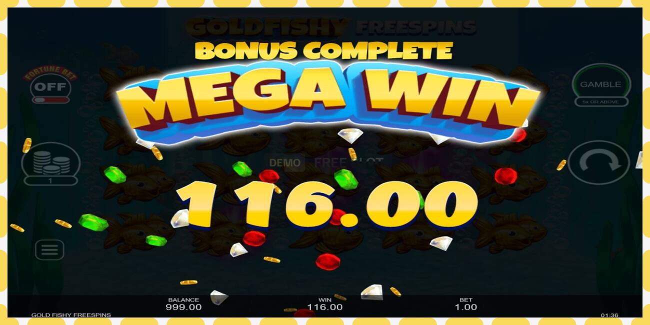 Demo-spor Gold Fishy Free Spins gratis og uten registrering, bilde - 1