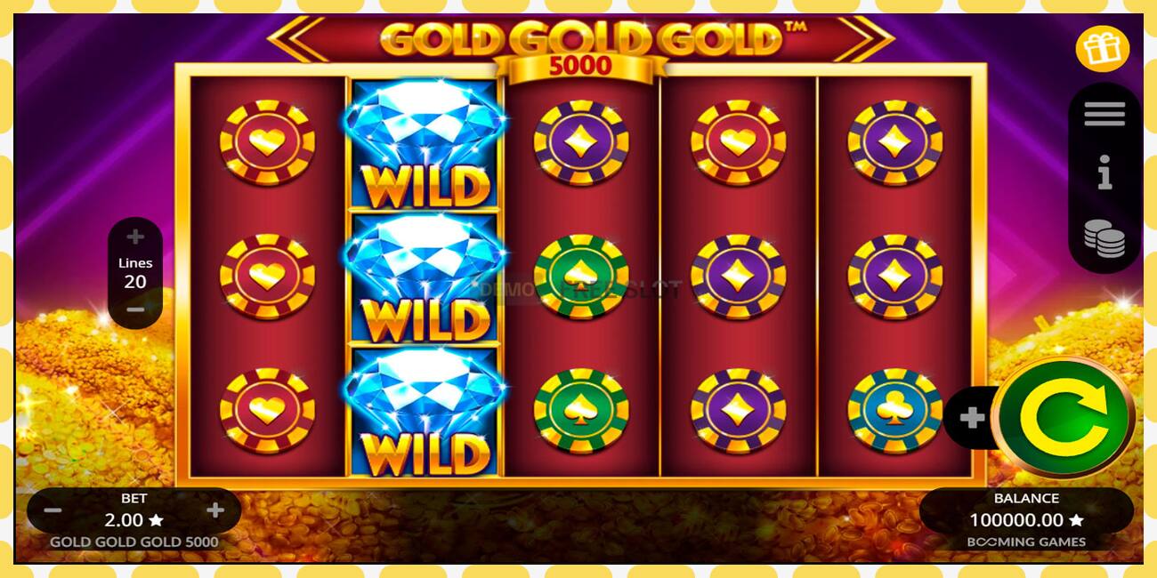 Slot demo Gold Gold Gold 5000 gratuit și fără înregistrare, imagine - 1