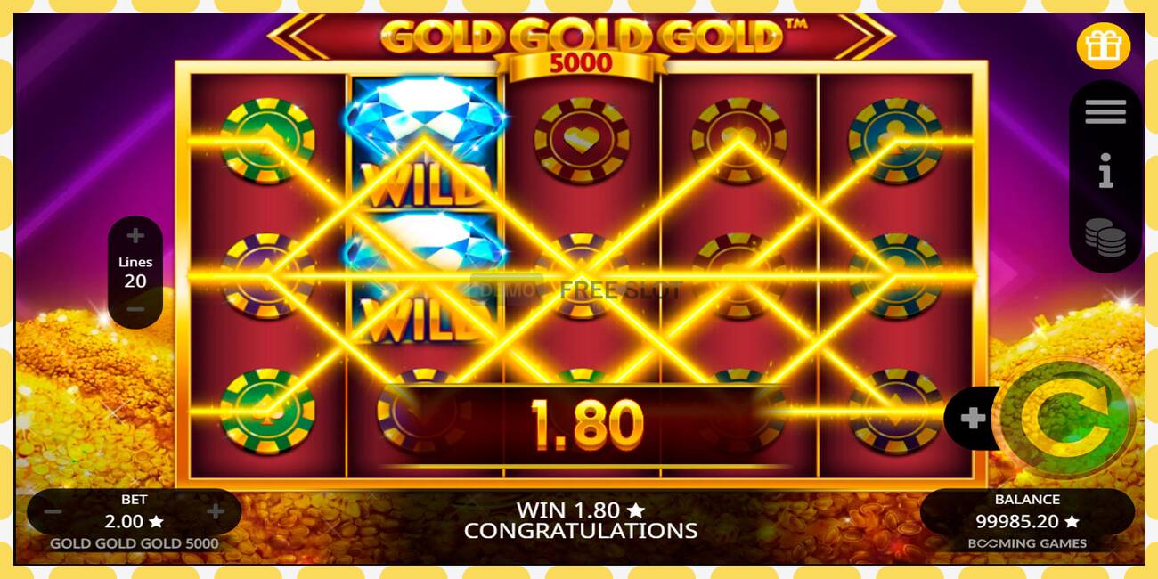 Slot demo Gold Gold Gold 5000 gratuit și fără înregistrare, imagine - 1