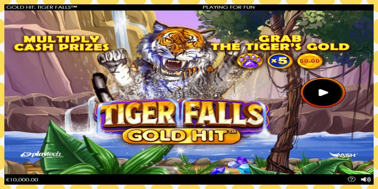 Demo slot Gold Hit: Tiger Falls free and without registration, picture - 1