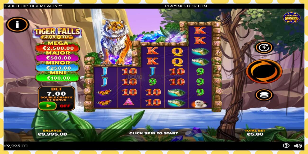 Demo slot Gold Hit: Tiger Falls free and without registration, picture - 1