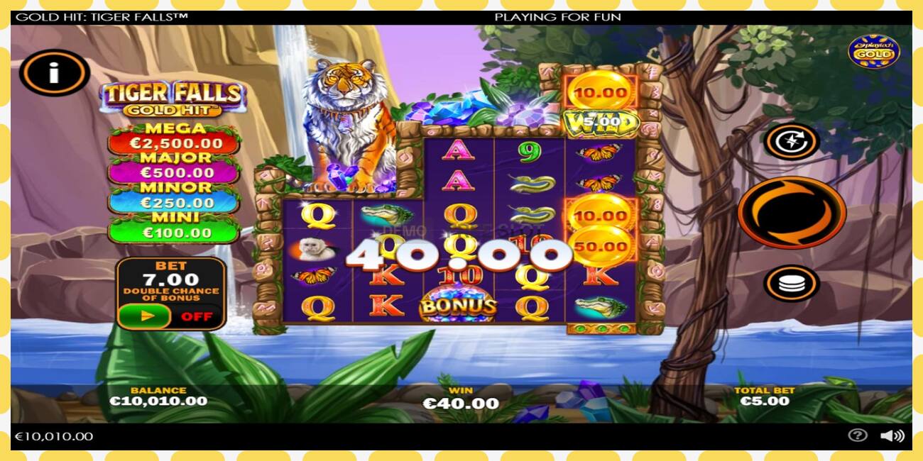 Demo slot Gold Hit: Tiger Falls free and without registration, picture - 1