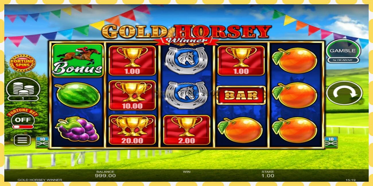 Khe thử nghiệm Gold Horsey Winner miễn phí và không cần đăng ký, hình ảnh - 1