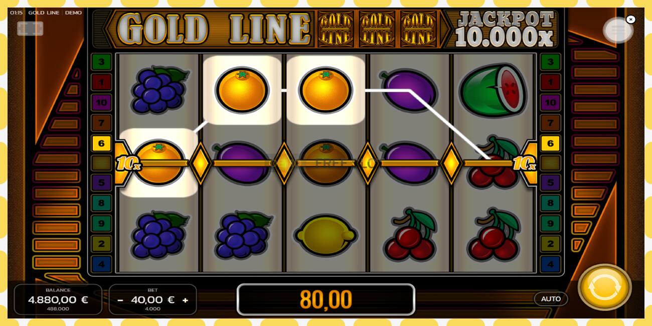 Demo-spor Gold Line gratis og uten registrering, bilde - 1