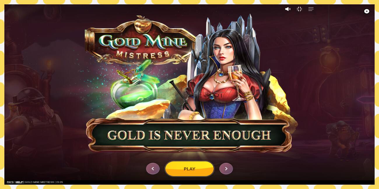 Demo slot Gold Mine Mistress ingyenes és regisztráció nélkül, kép - 1