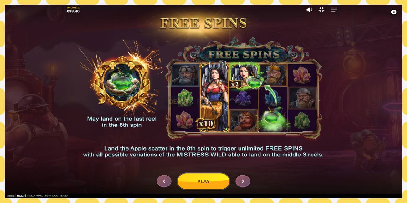 Demo slot Gold Mine Mistress ingyenes és regisztráció nélkül, kép - 1