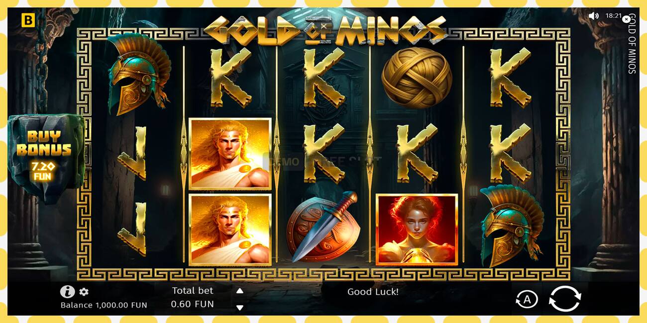 Demo slot Gold of Minos free and without registration, picture - 1