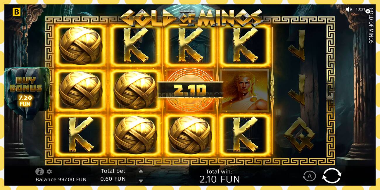 Demo slot Gold of Minos free and without registration, picture - 1