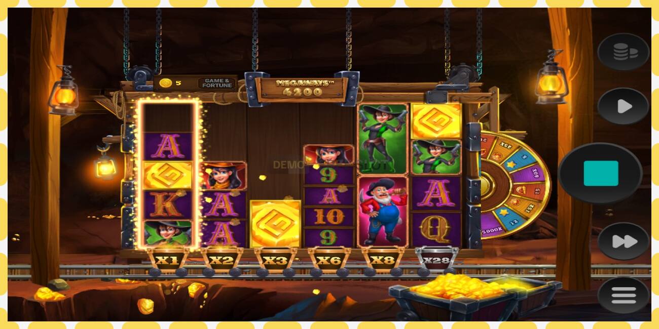 Demo slot Gold Rush Frenzy Megaways free and without registration, picture - 1