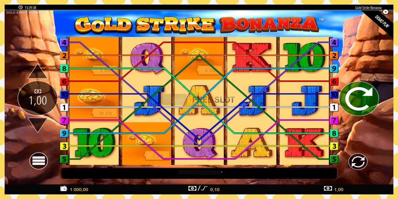 Demo slot Gold Strike Bonanza free and without registration, picture - 1