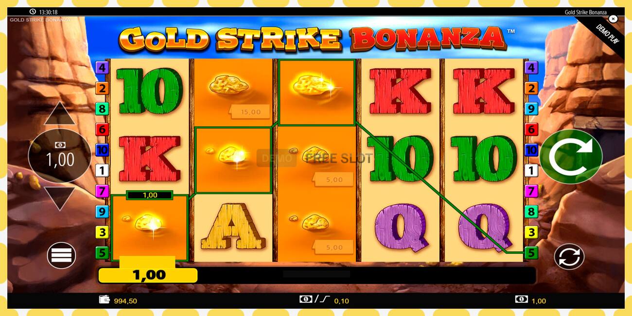 Demo slot Gold Strike Bonanza free and without registration, picture - 1