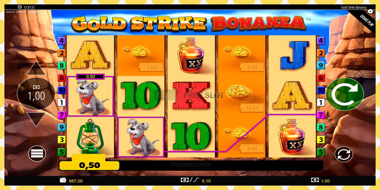 Demo slot Gold Strike Bonanza free and without registration, picture - 1