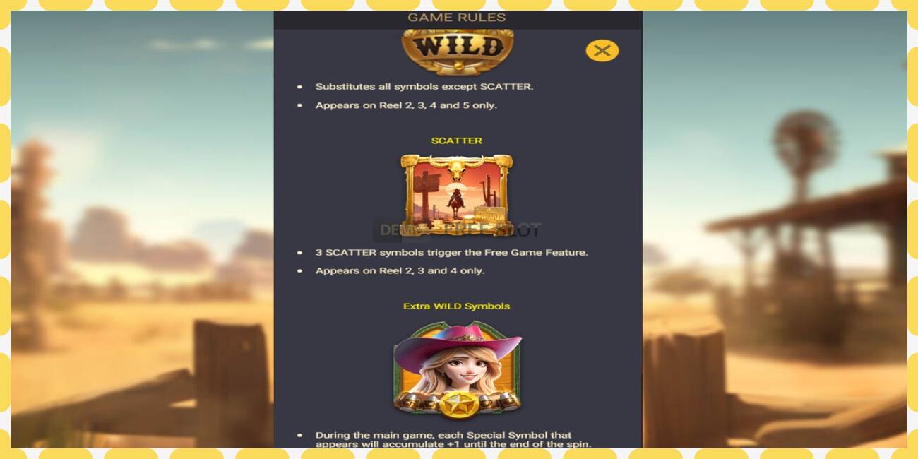 Demo slot Gold West free and without registration, picture - 1