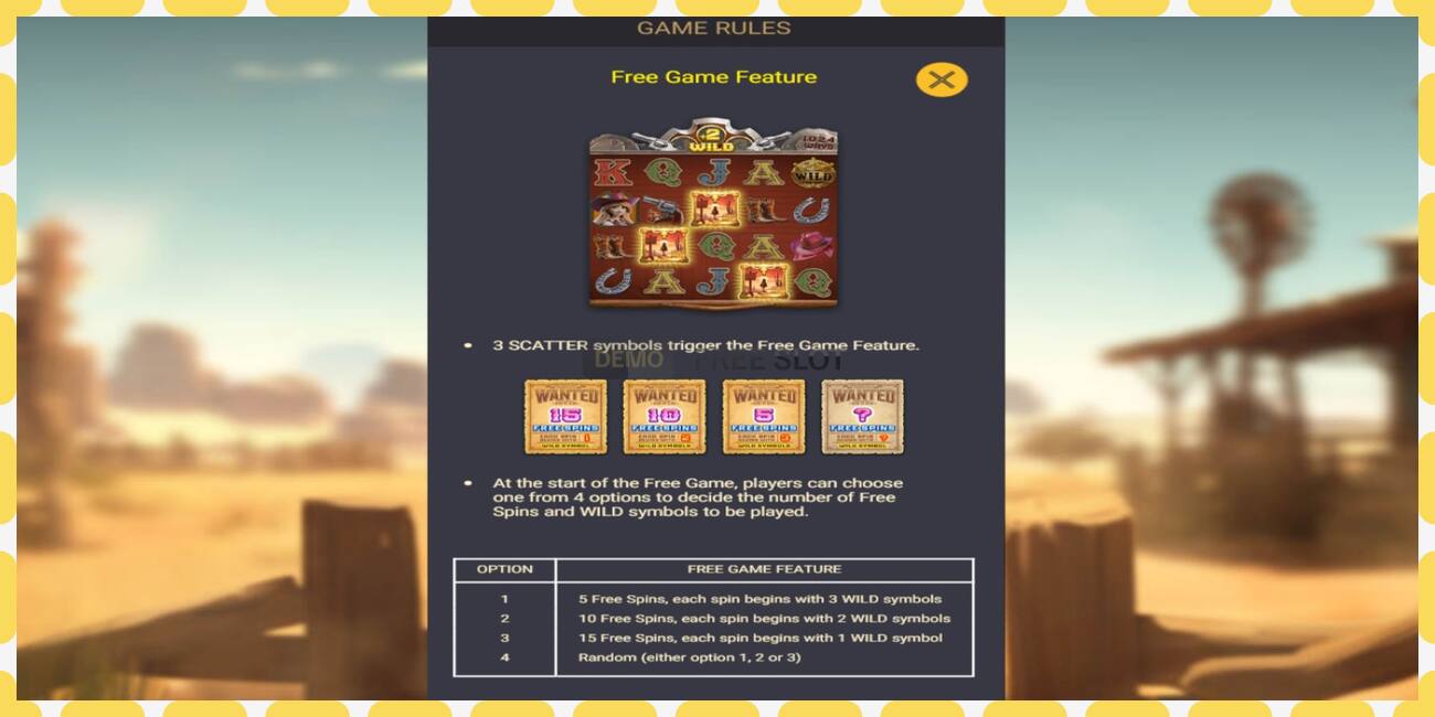 Demo slot Gold West free and without registration, picture - 1