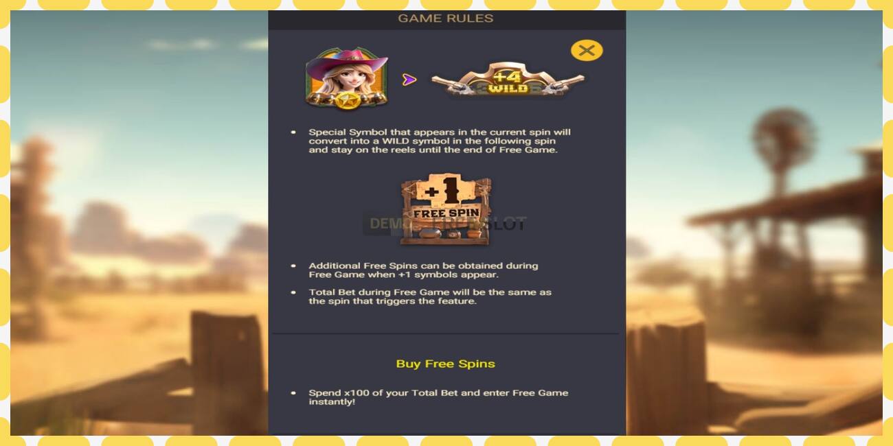 Demo slot Gold West free and without registration, picture - 1