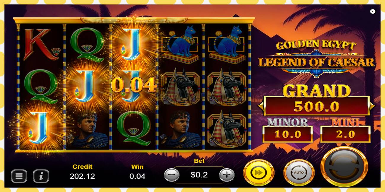 Demo slot Golden Egypt Legend of Caesar free and without registration, picture - 1