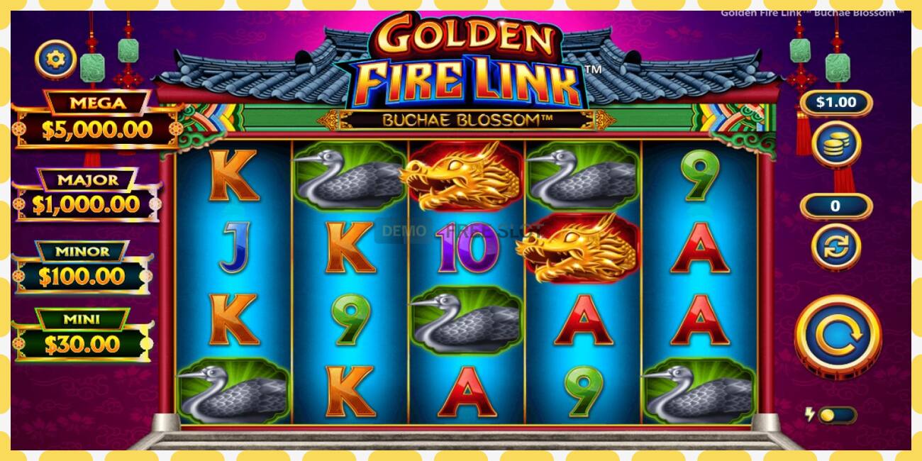 დემო სლოტი Golden Fire Link Buchae Blossom უფასო და რეგისტრაციის გარეშე, სურათი - 1