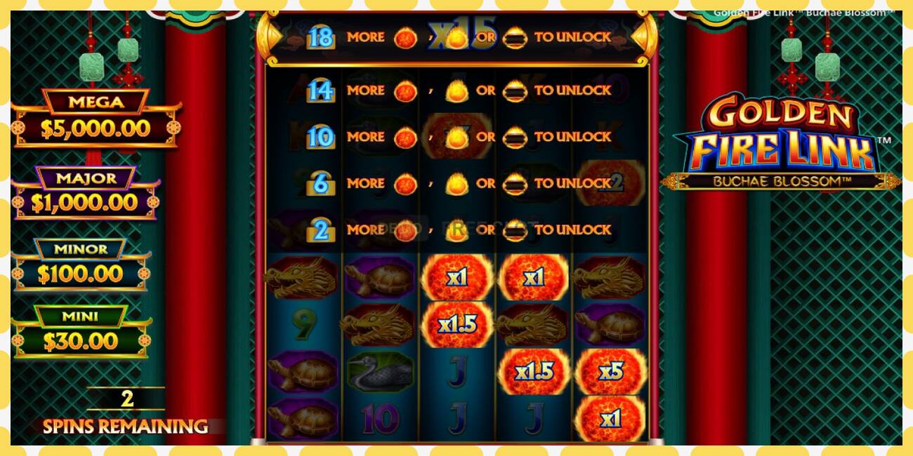 Demo slot Golden Fire Link Buchae Blossom free and without registration, picture - 1