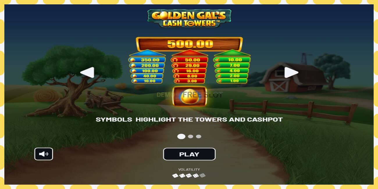 Демо слот Golden Gal’s Cash Tower безкоштовно та без реєстрації, малюнок - 1