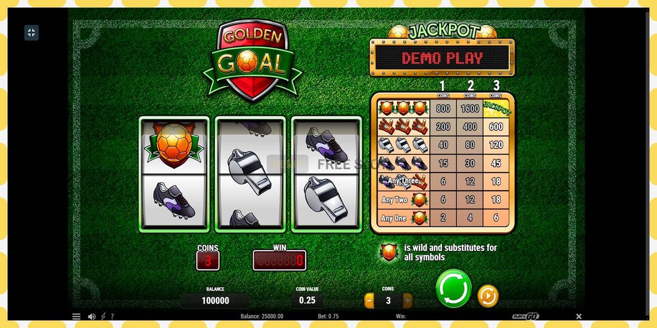 Demo slot Golden Goal free and without registration, picture - 1