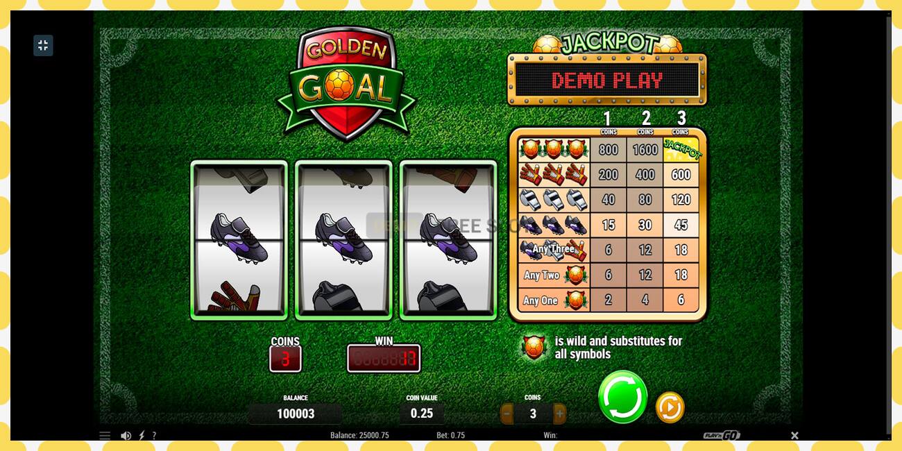 Demo slot Golden Goal free and without registration, picture - 1