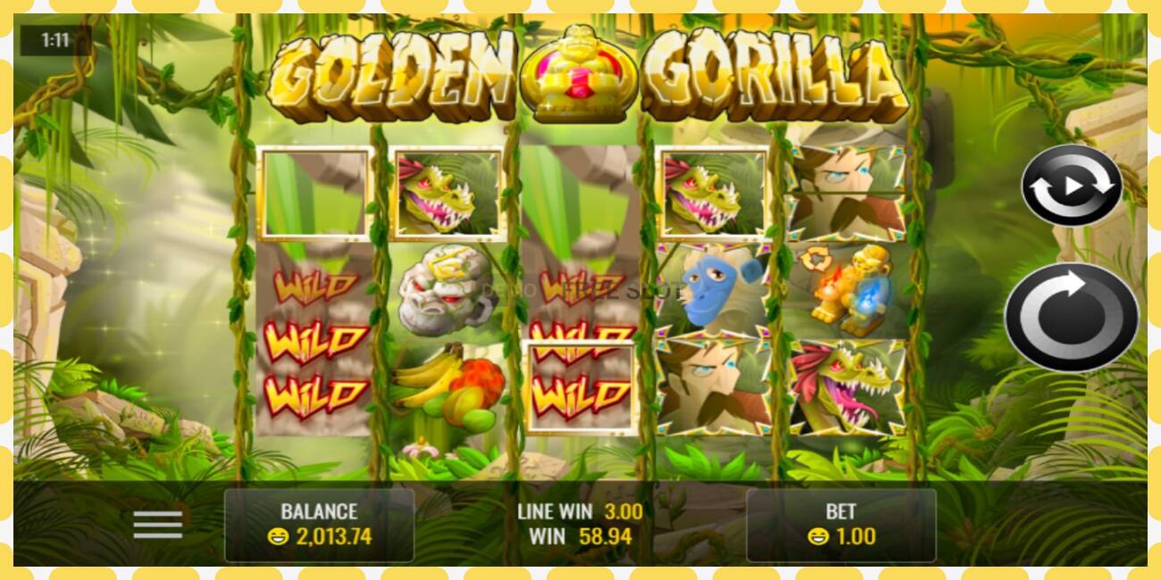 Demo slot Golden Gorilla free and without registration, picture - 1