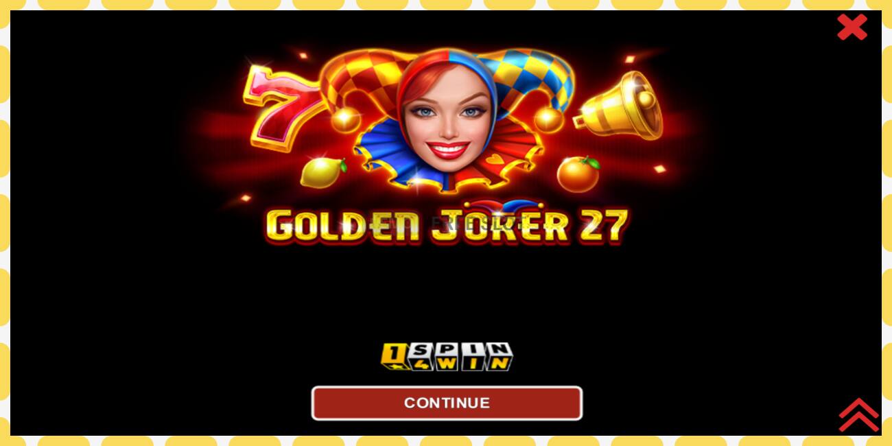 Demo slot Golden Joker 27 Hold & Win free and without registration, picture - 1