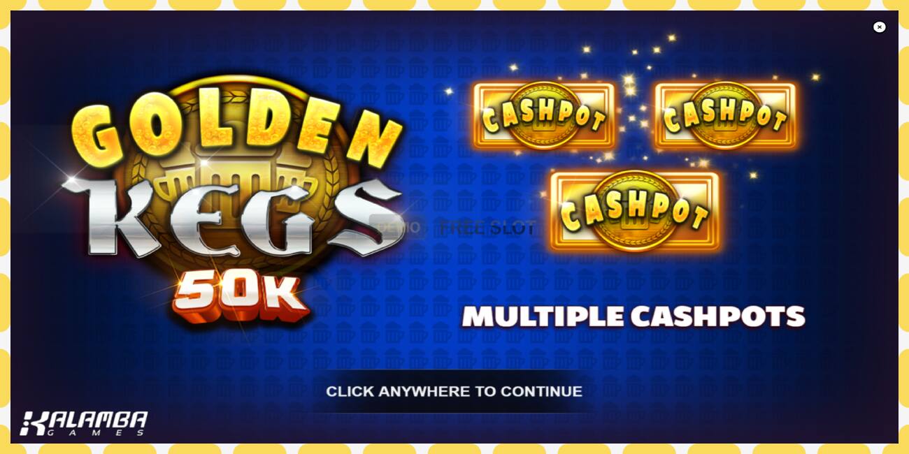 Demo slot Golden Kegs 50K free and without registration, picture - 1