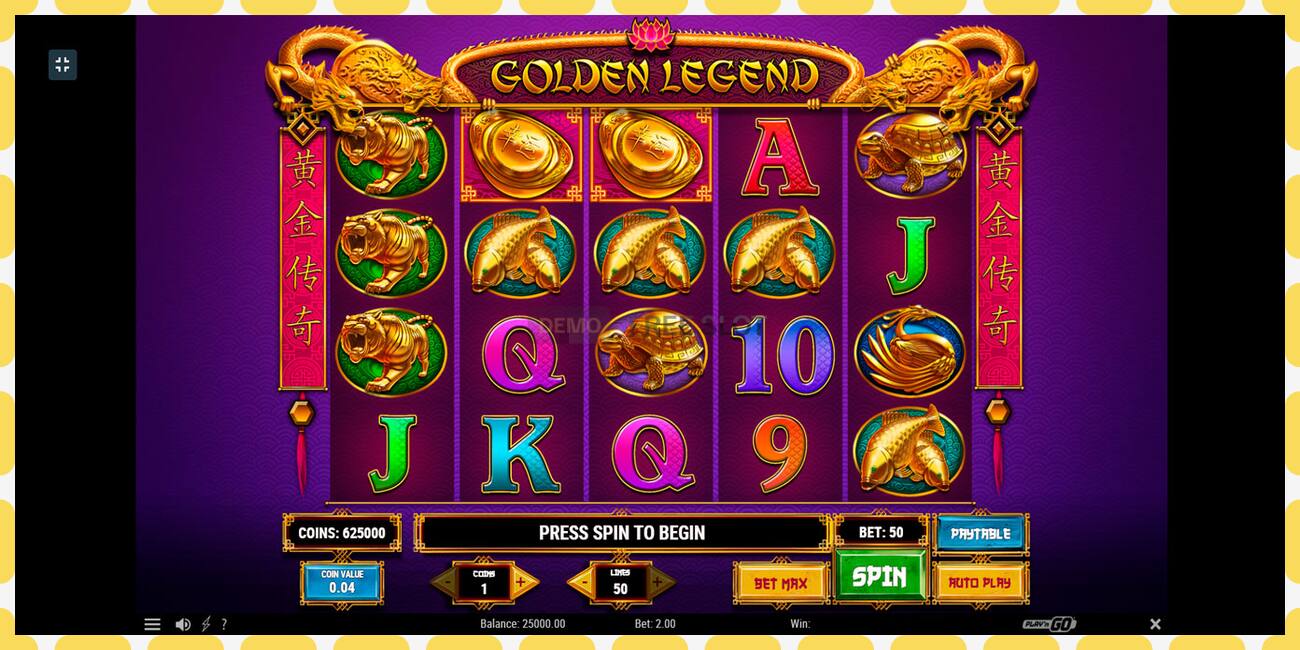 Demo slot Golden Legend free and without registration, picture - 1