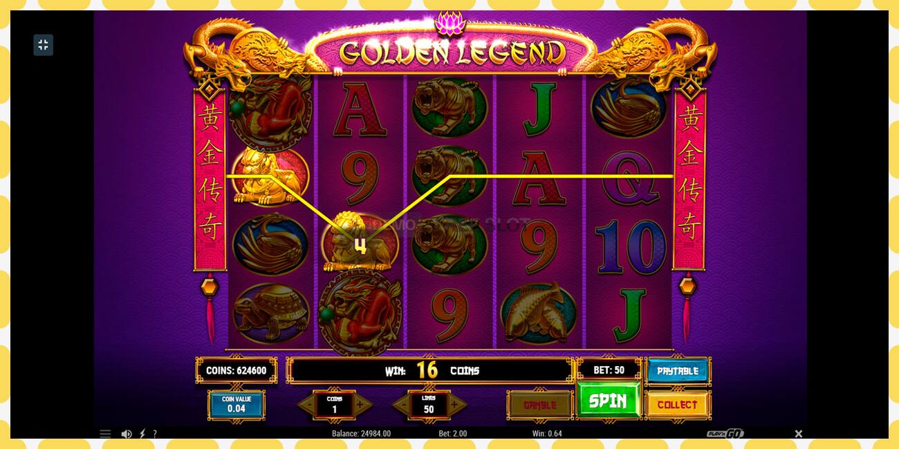 Demo slot Golden Legend free and without registration, picture - 1