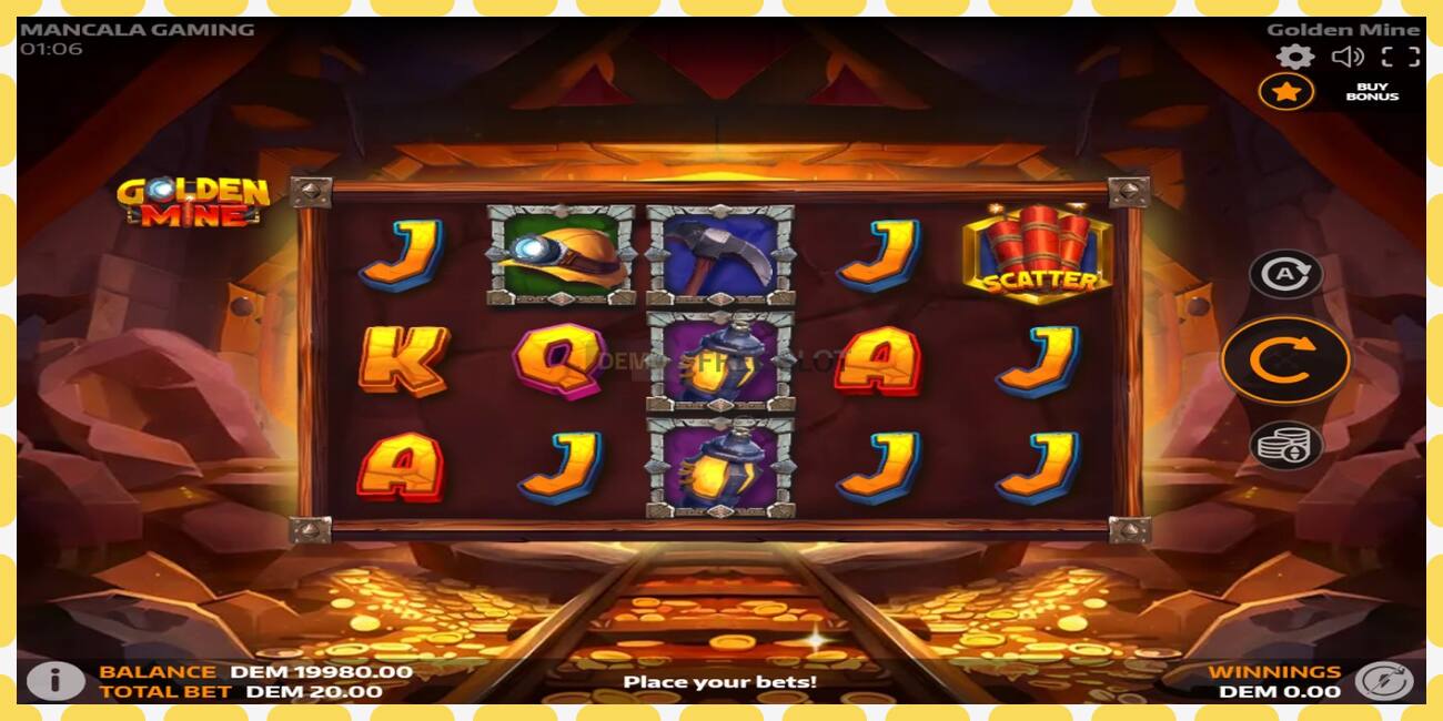 Demo slot Golden Mine free and without registration, picture - 1