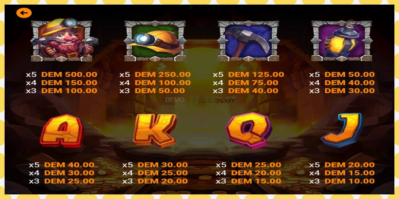 Demo slot Golden Mine free and without registration, picture - 1