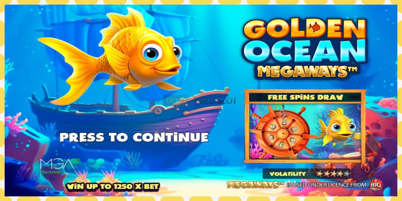 Demo pesa Golden Ocean Megaways tasuta ja ilma registreerimiseta, pilt - 1